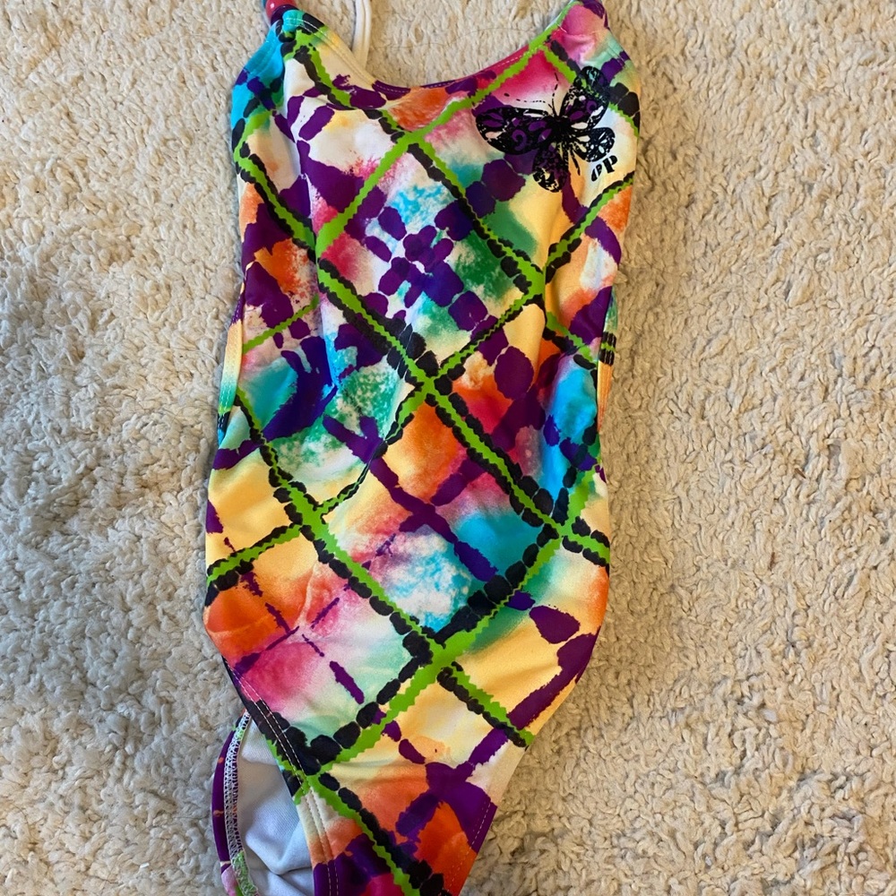 Multi-colored kids swimsuit